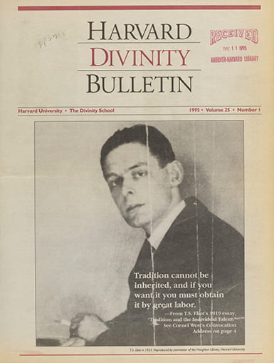 Autumn 1995 Bulletin cover