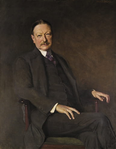 Portrait painting of George Foot Moore