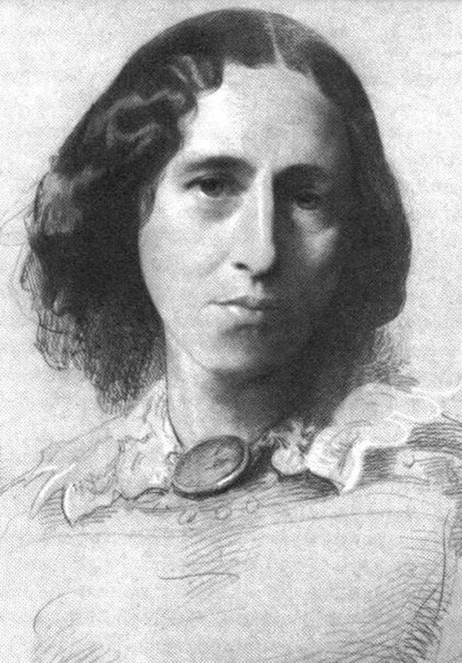 Drawing of George Eliot