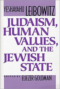 Judaism, Human Values, and the Jewish State book cover
