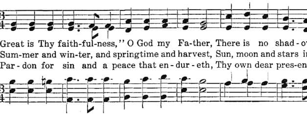 Poets on Hymns: “Great Is Thy Faithfulness”