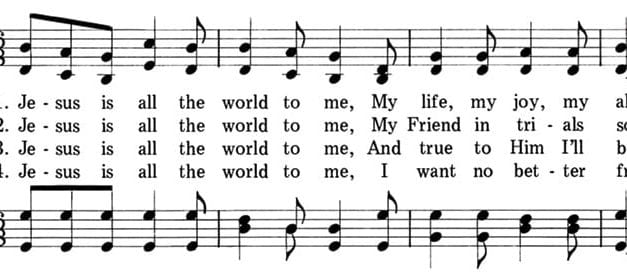 Poets on Hymns: “Jesus Is All the World to Me”