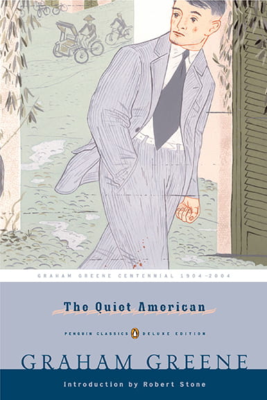 book cover for The Quiet American