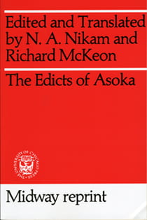 Book cover of The Edicts of Asoka