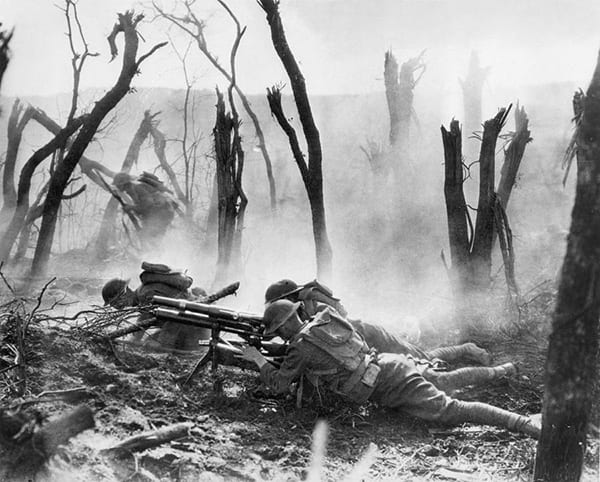 WWI battlefield photo